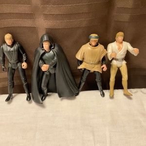 Vintage 1990’s Star Wars Luke Skywalker Action Figures